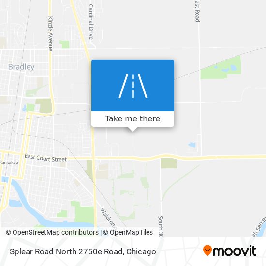 Mapa de Splear Road North 2750e Road