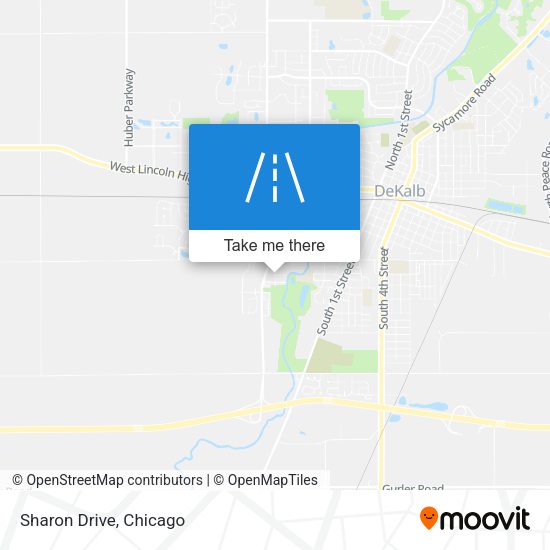 Mapa de Sharon Drive
