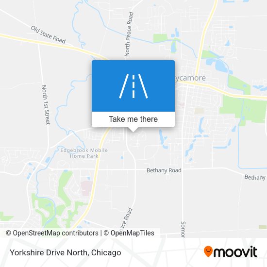 Mapa de Yorkshire Drive North