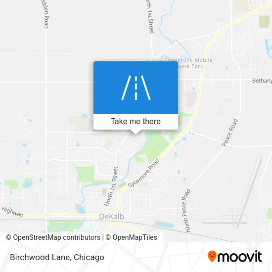 Mapa de Birchwood Lane
