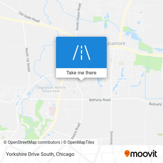 Yorkshire Drive South map
