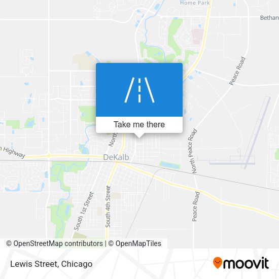 Mapa de Lewis Street