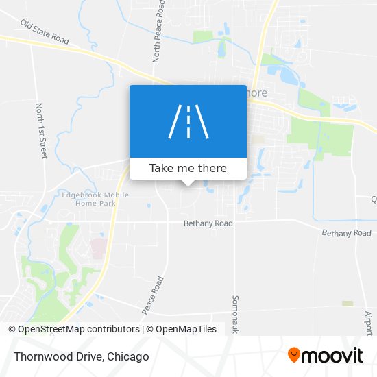 Thornwood Drive map