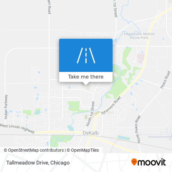 Tallmeadow Drive map