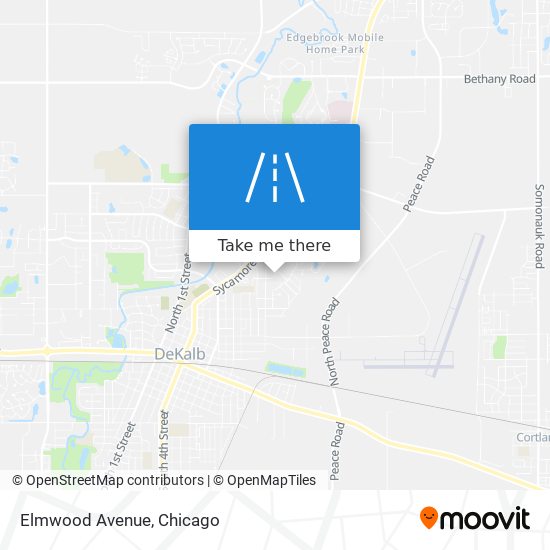 Elmwood Avenue map