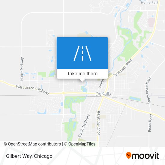 Gilbert Way map