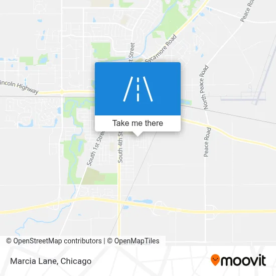 Marcia Lane map