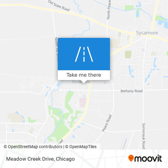 Meadow Creek Drive map