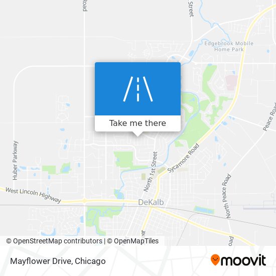 Mayflower Drive map