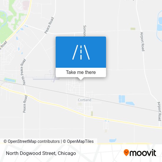 North Dogwood Street map