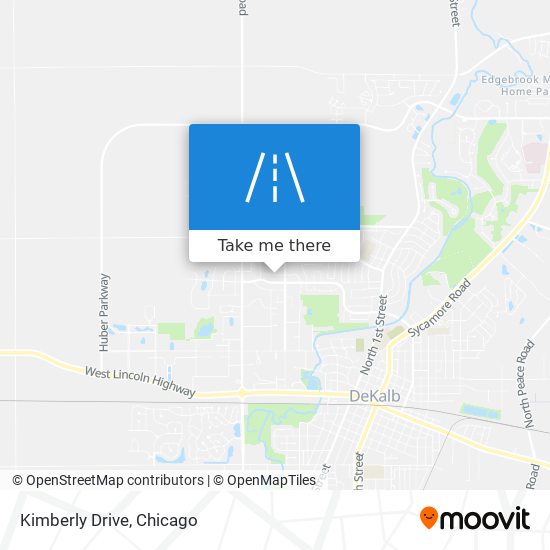 Kimberly Drive map