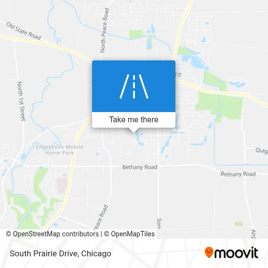 South Prairie Drive map