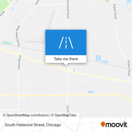 South Halwood Street map