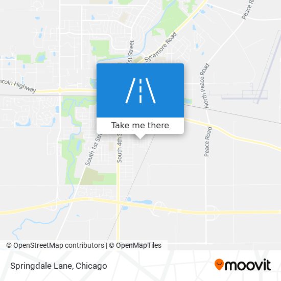 Springdale Lane map