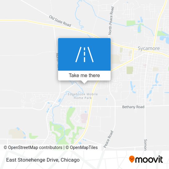 Mapa de East Stonehenge Drive