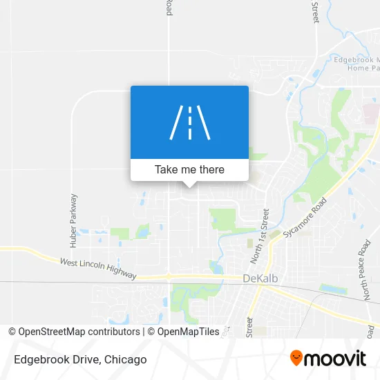 Edgebrook Drive map