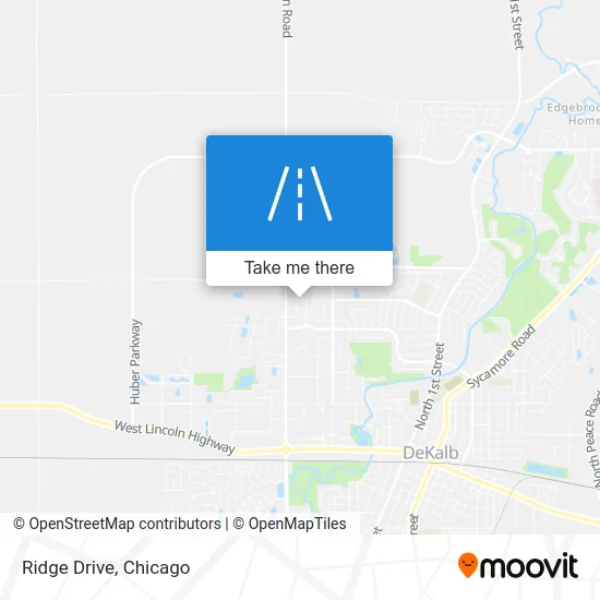Ridge Drive map
