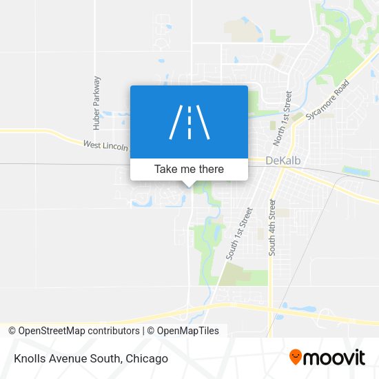 Mapa de Knolls Avenue South
