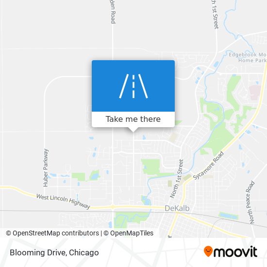 Blooming Drive map