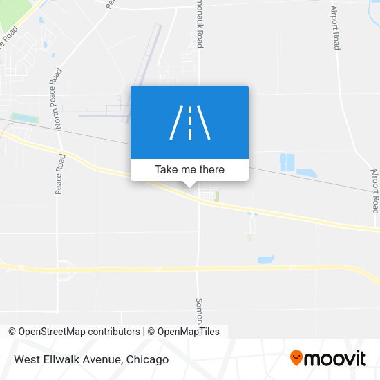 West Ellwalk Avenue map
