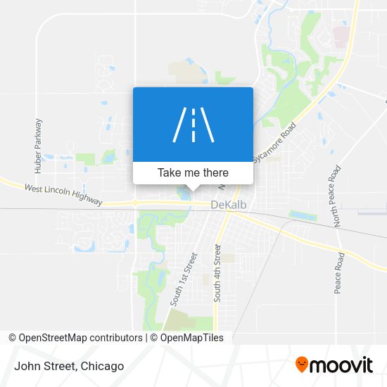 Mapa de John Street