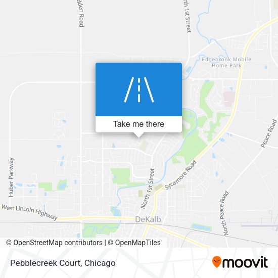 Mapa de Pebblecreek Court