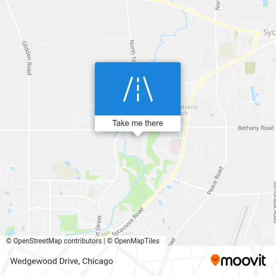 Wedgewood Drive map