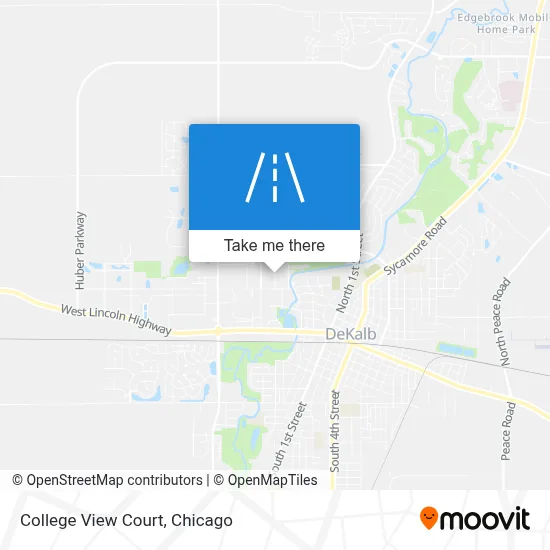 College View Court map