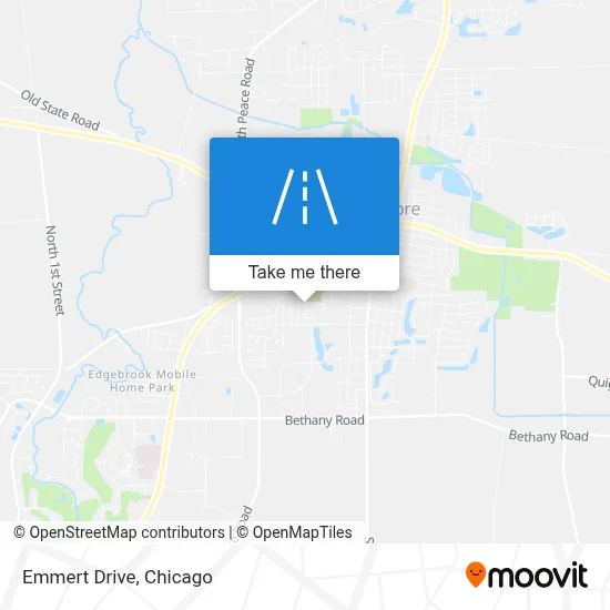 Emmert Drive map