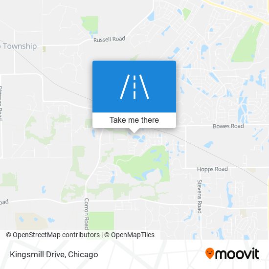 Kingsmill Drive map