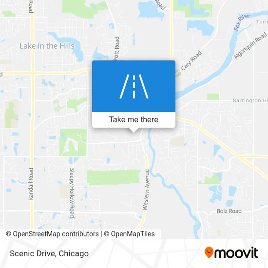 Scenic Drive map