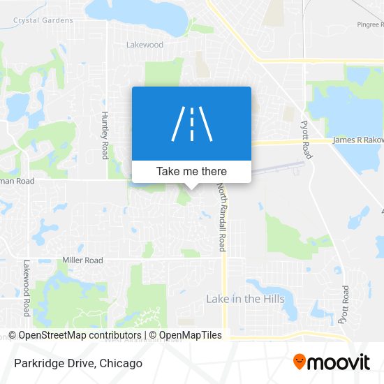 Mapa de Parkridge Drive