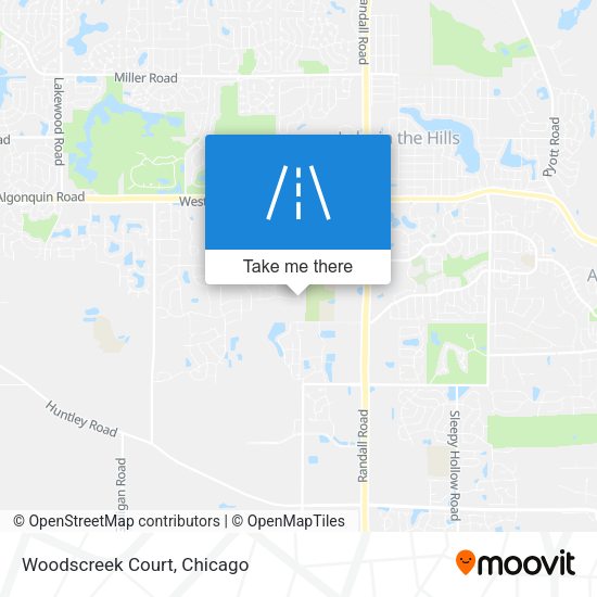 Mapa de Woodscreek Court