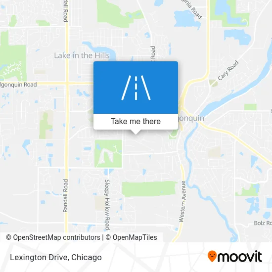 Lexington Drive map