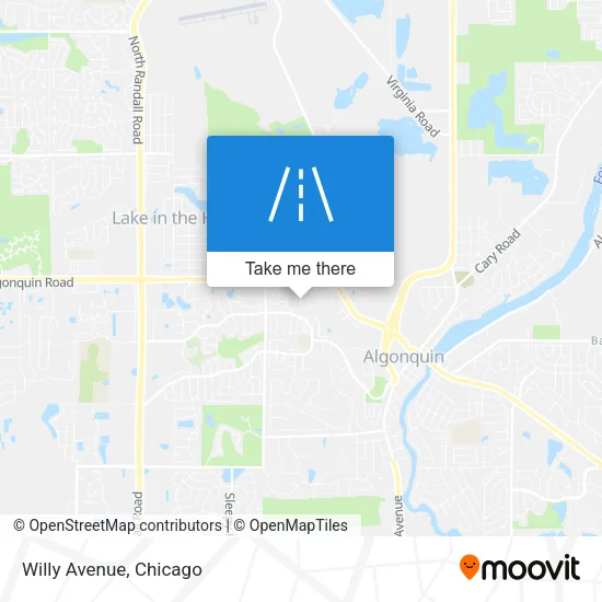 Willy Avenue map