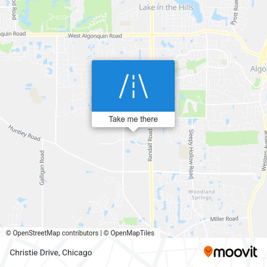 Mapa de Christie Drive