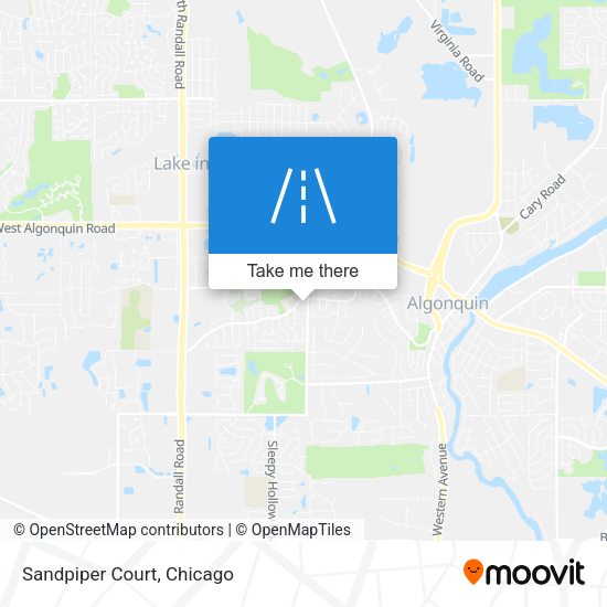 Mapa de Sandpiper Court