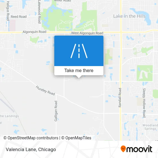 Valencia Lane map
