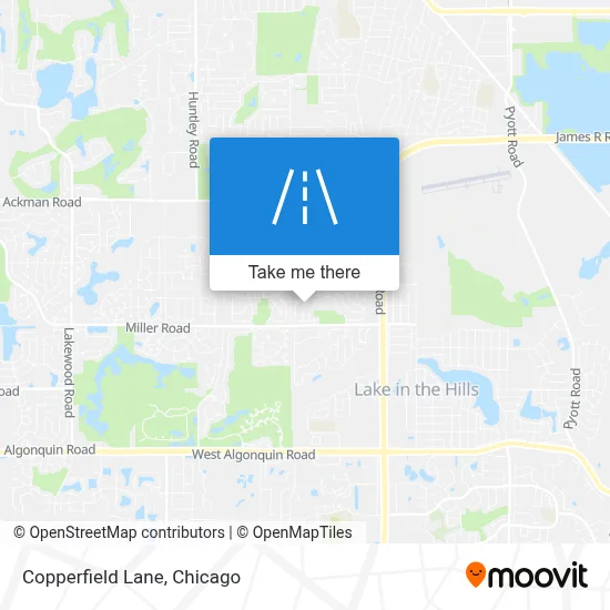 Copperfield Lane map