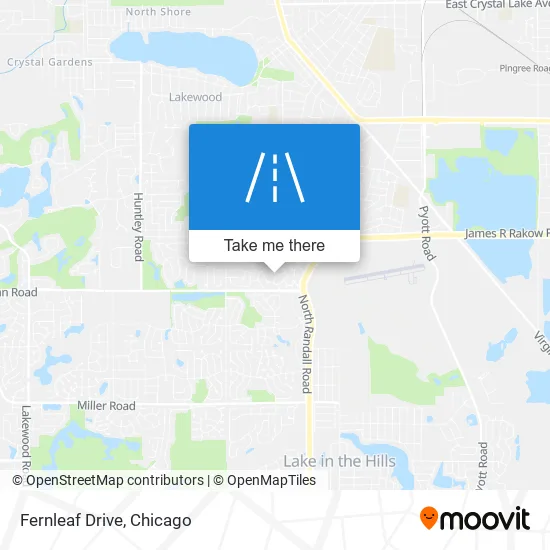 Mapa de Fernleaf Drive