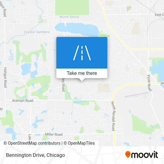 Bennington Drive map