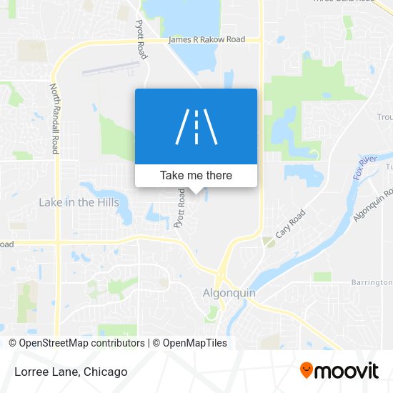 Lorree Lane map