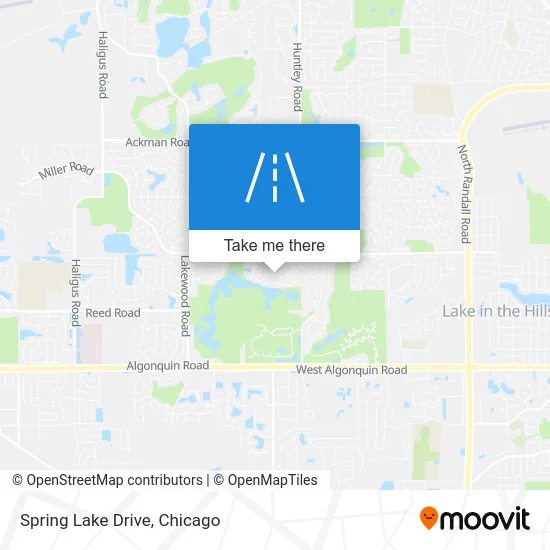 Spring Lake Drive map