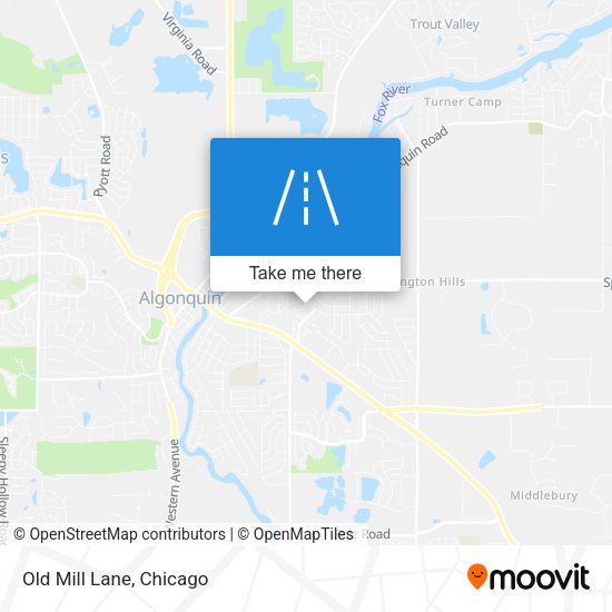 Mapa de Old Mill Lane
