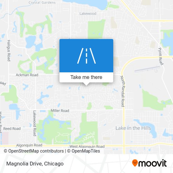 Mapa de Magnolia Drive