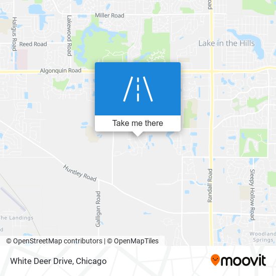 White Deer Drive map