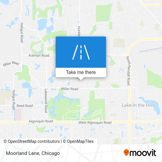 Mapa de Moorland Lane