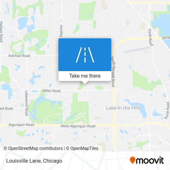 Mapa de Louisville Lane