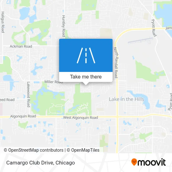 Camargo Club Drive map