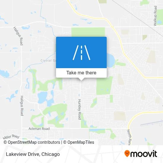 Lakeview Drive map